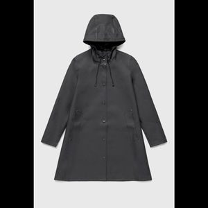 Stutterheim Mosebacke Black Raincoat